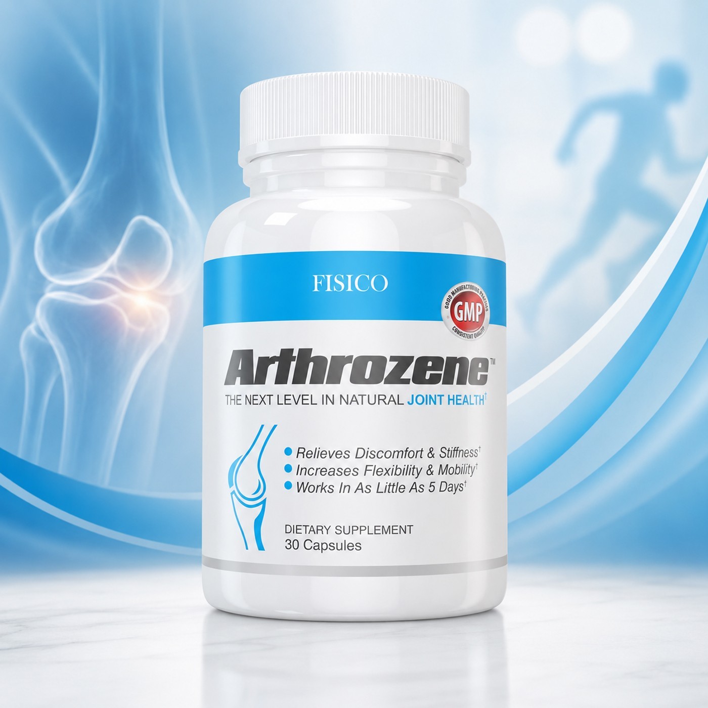 PACK OF 5 – Fisico Arthrozene Natural Joint Health Supplement 30 Capsules – SALE