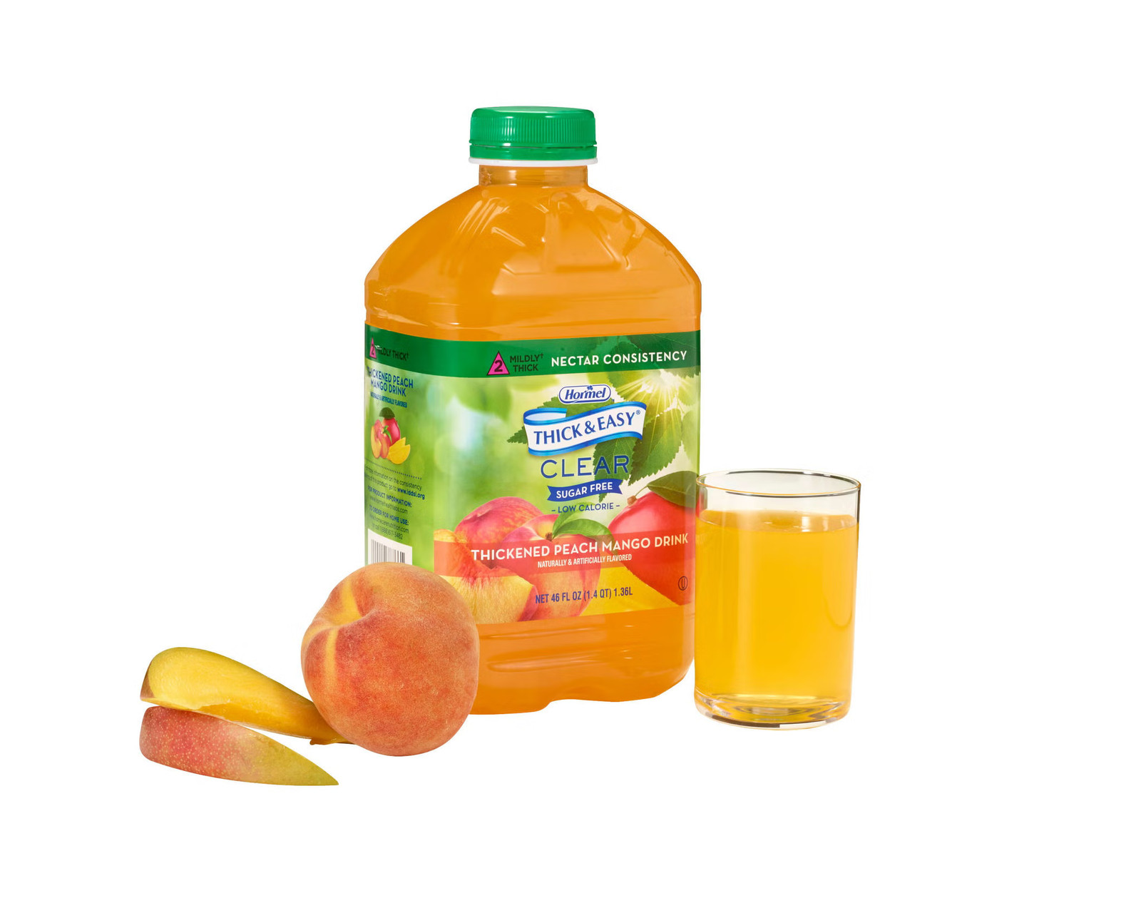 Thick & Easy Clear Thickened Beverage Peach Mango 46 oz. Bottle