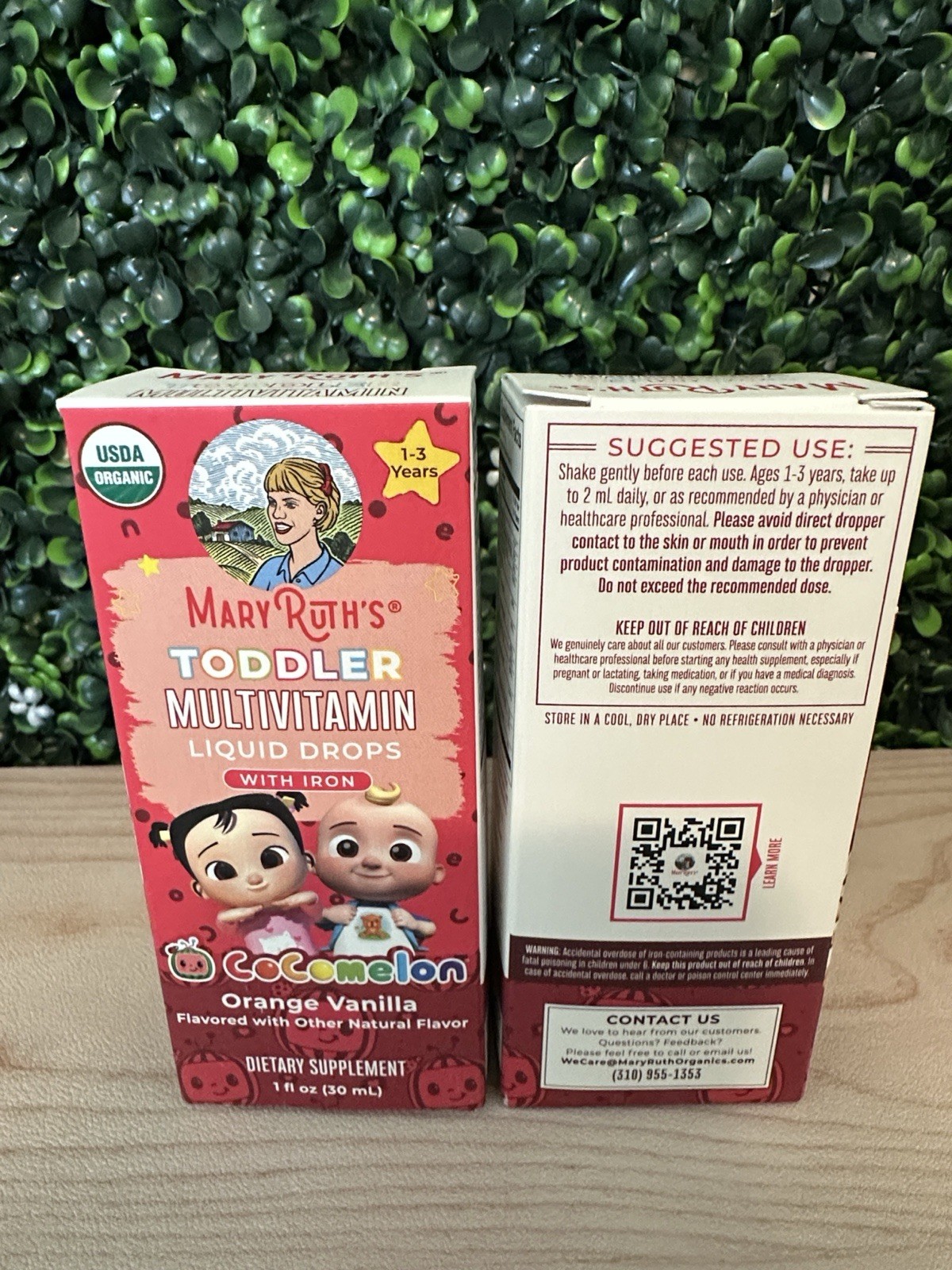 MARYRUTH’S Organics CoComelon Toddler Kids Multivitamin Drops 3 Bottles New #92