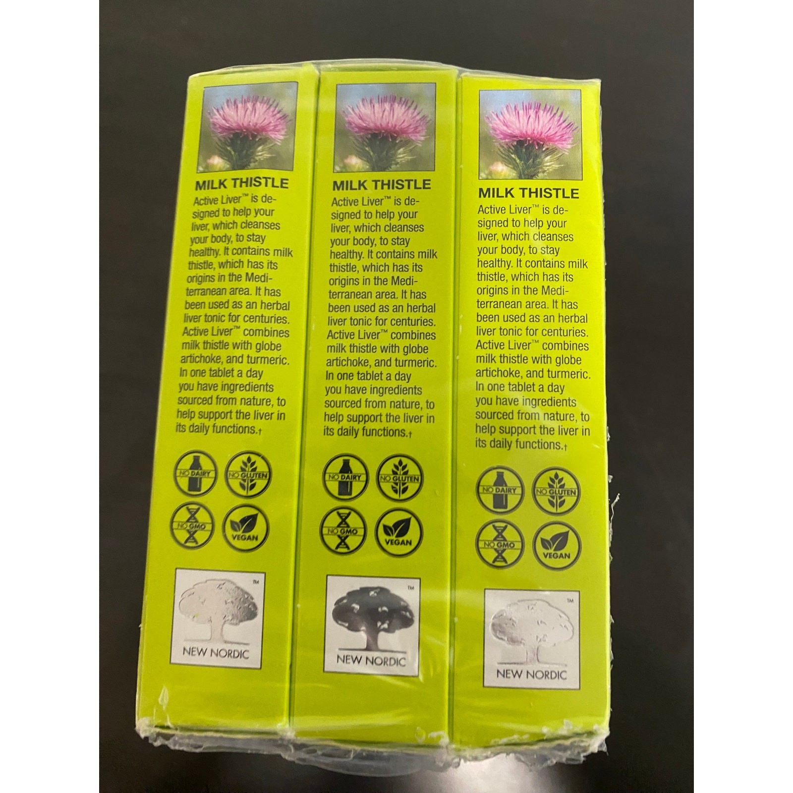NEW NORDIC Active Liver Daily Liver Supplement,- 6 pack- NEW-F