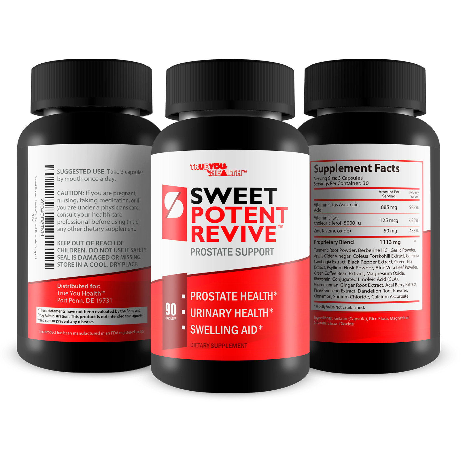 Sweet Potent Revive – Our Best Prostate Support Supplement for Men’s Health