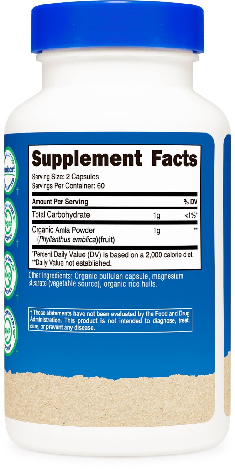Nutricost AMLA Capsules 1000mg, 60 Servings, Made with Organic AMLA
