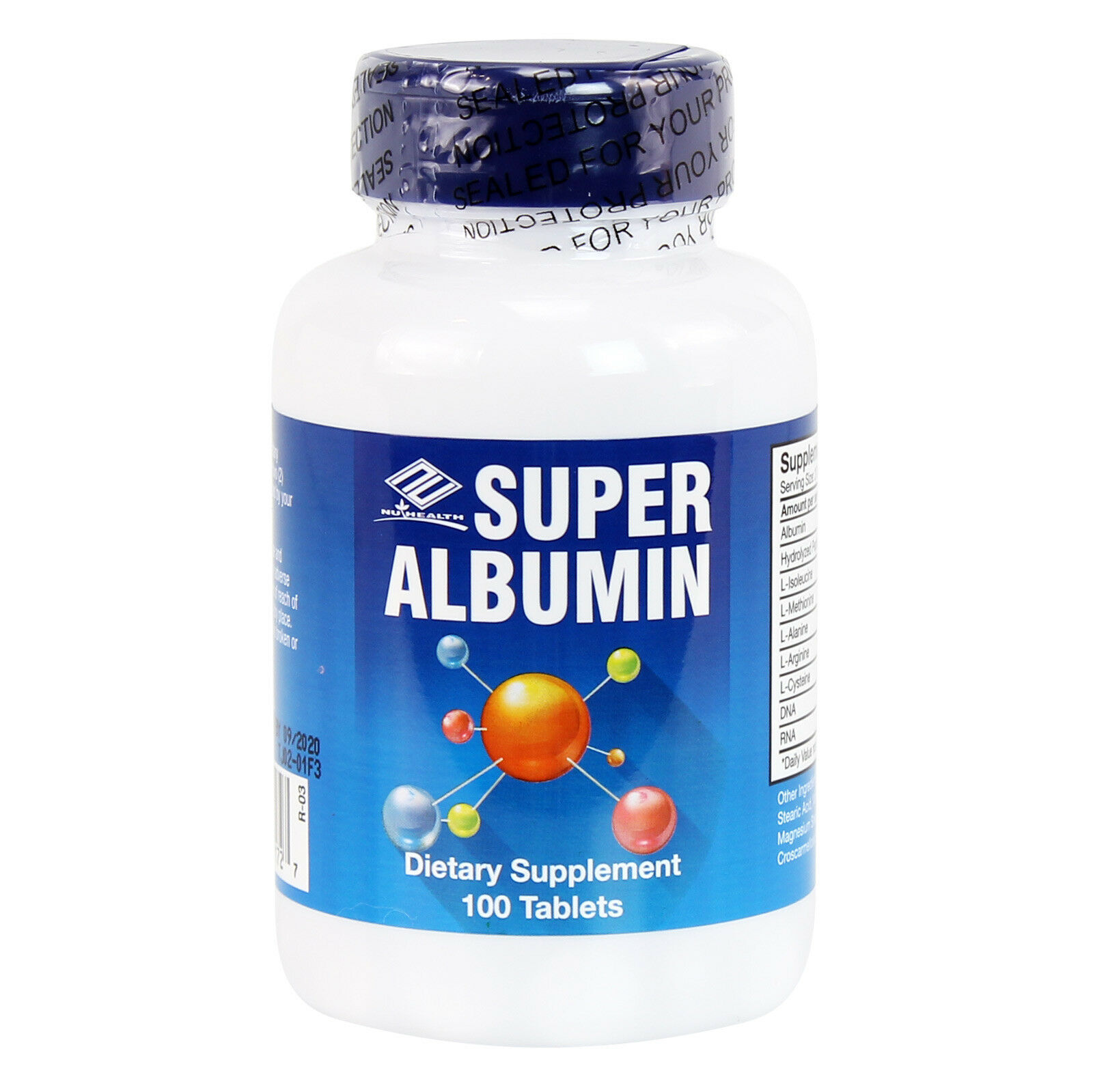 2 x Super Albumin 500 mg 100 Tablets 6 Months Supply