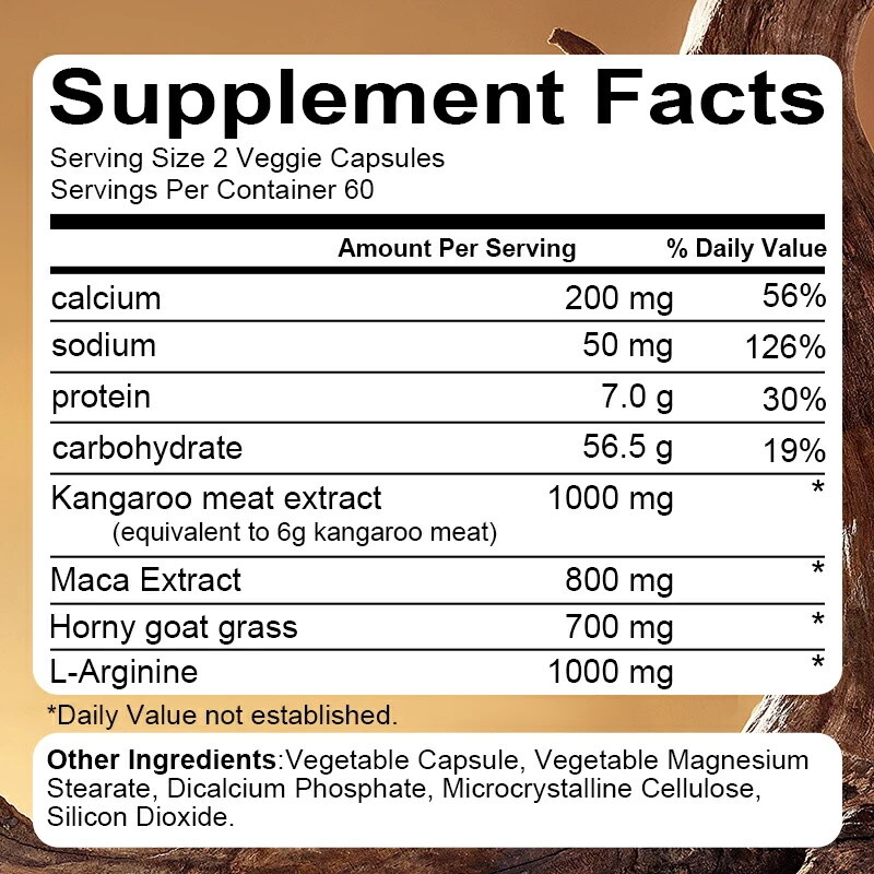 NEW ZEALAND KANGAROO ESSENCE SOFTGEL-Improve sexual performance Energy support