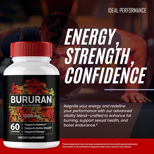 Bururan General Wellness Supplement – 120 Capsules (2 Pack)