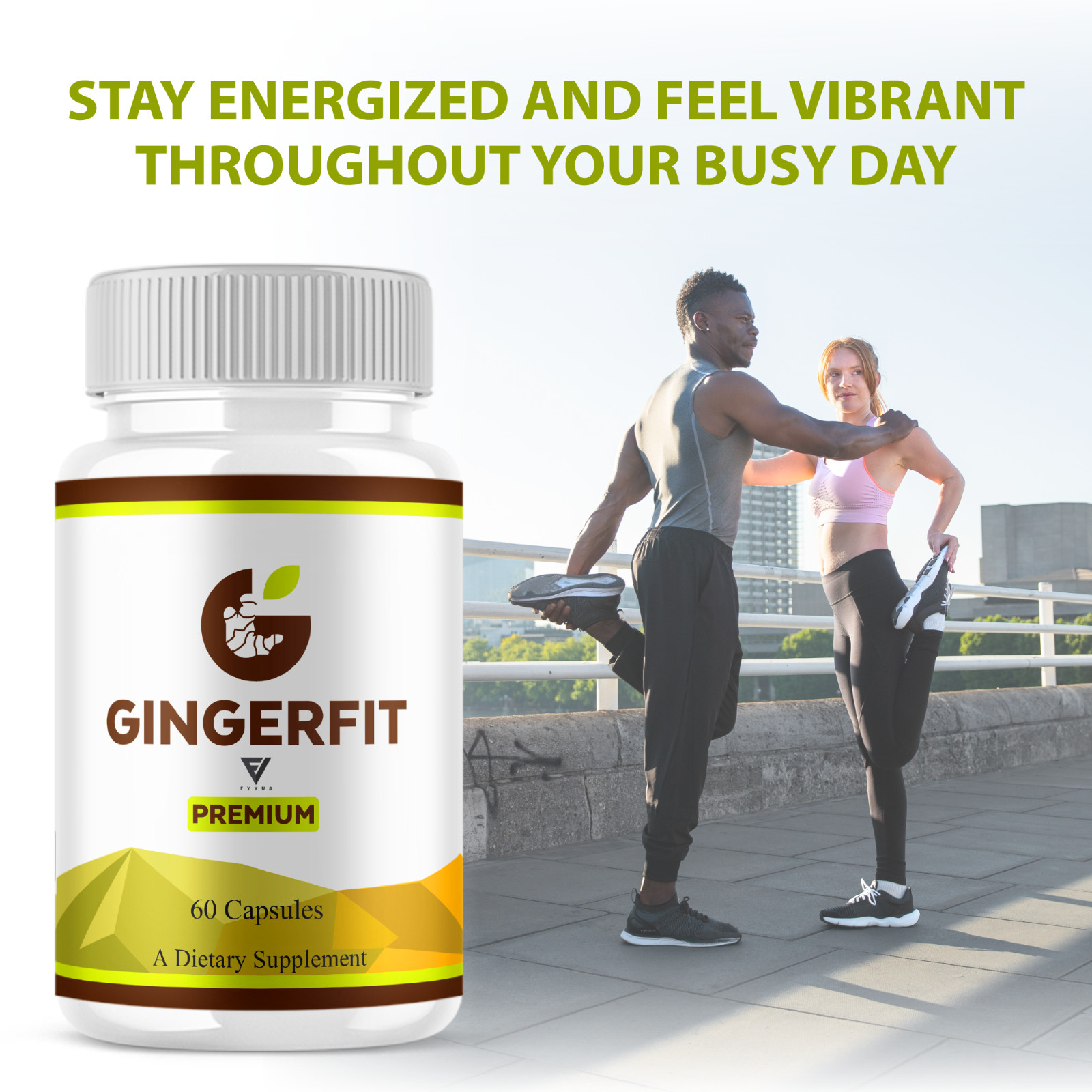 (5 Pack) Ginger Fit Weight Management Supplement, GingerFit Pills (300 Capsules)