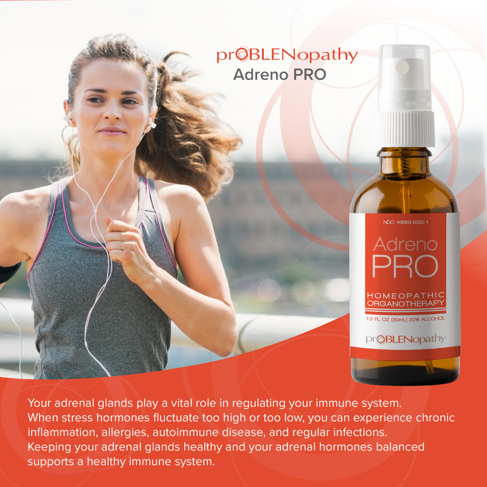 AdrennoPRO Adrenal Support for Immune System and Stress Fast Absorbing Spray
