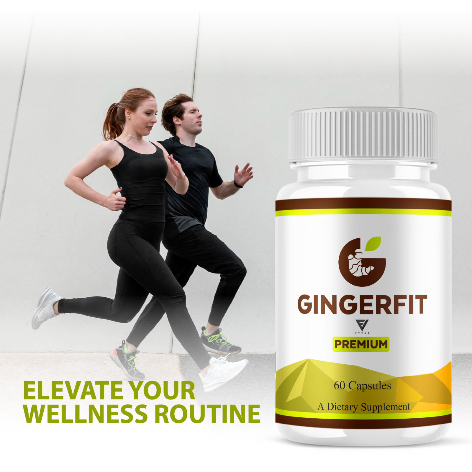 (5 Pack) Ginger Fit Weight Management Supplement, GingerFit Pills (300 Capsules)