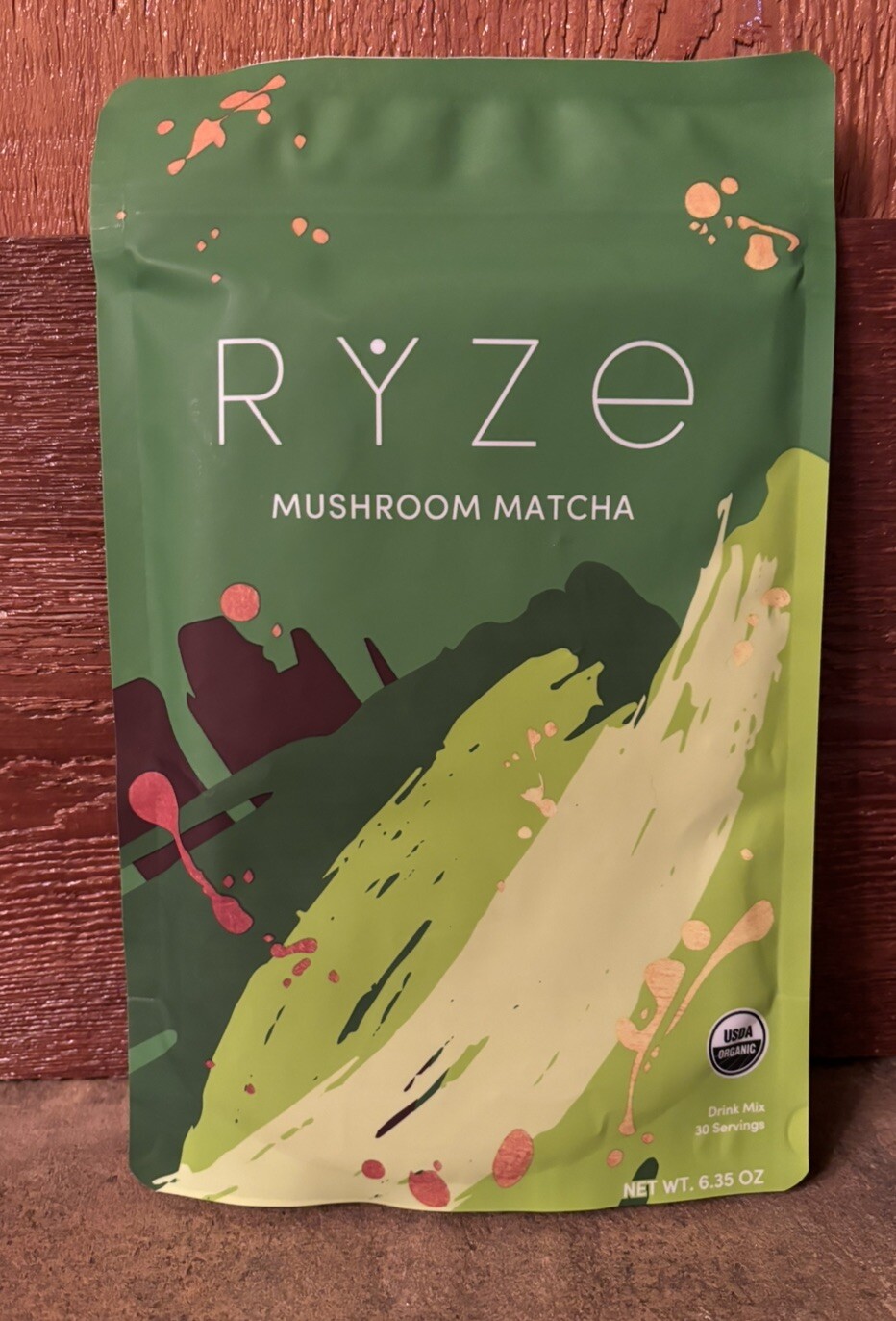 Ryze Organic Mushroom Matcha – 30 Servings Sealed Exp 2/26(1020)