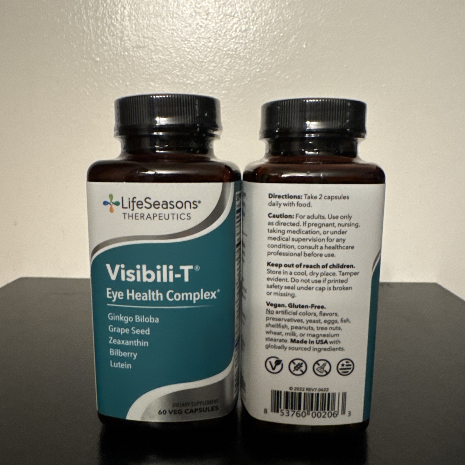 LifeSeasons, Visibili-T -Eye Health Complex* 120 Veg Capsules