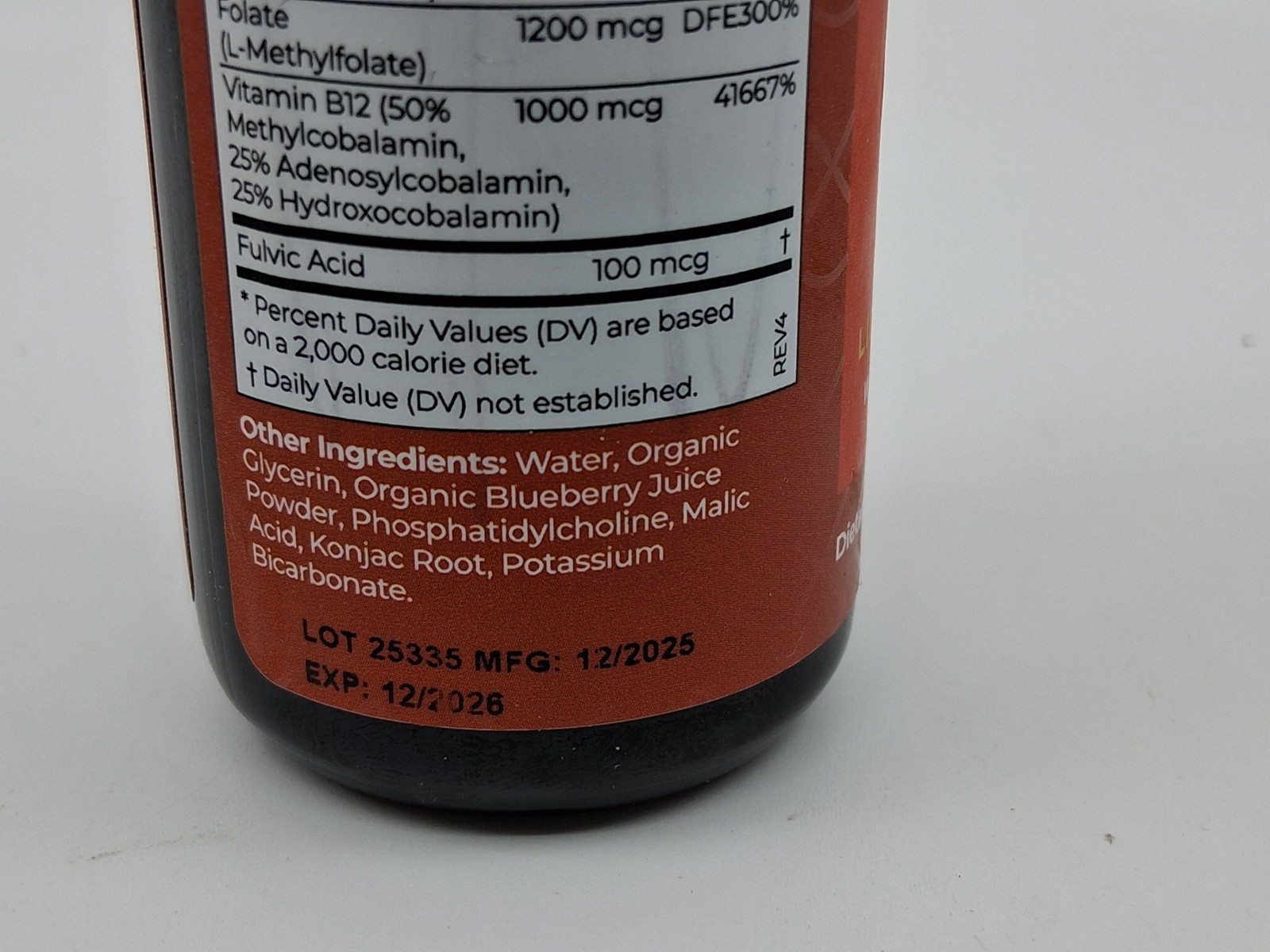 Cymbiotika B12+B6 Liposomal Delivery – Wild Berry 60 ml EXP 12/2026