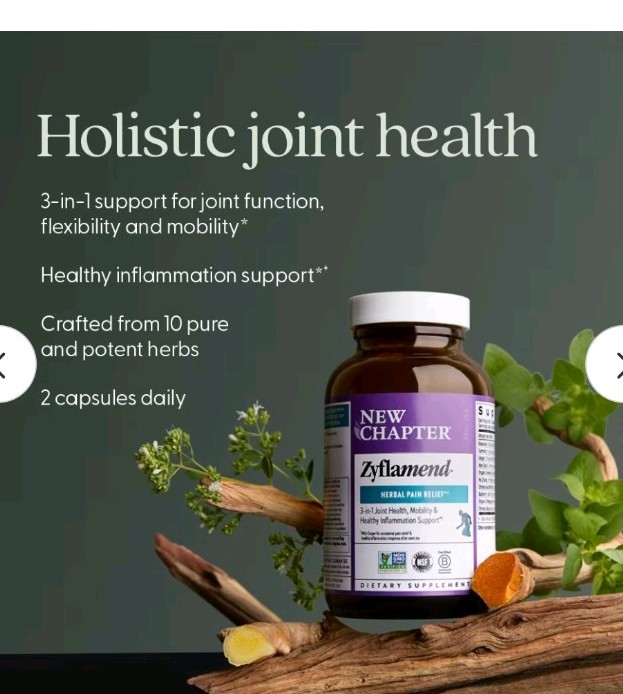 New Chapter Zyflamend Vegetarian Herbal Supplement Non-GMO Gluten-Free 60 Caps