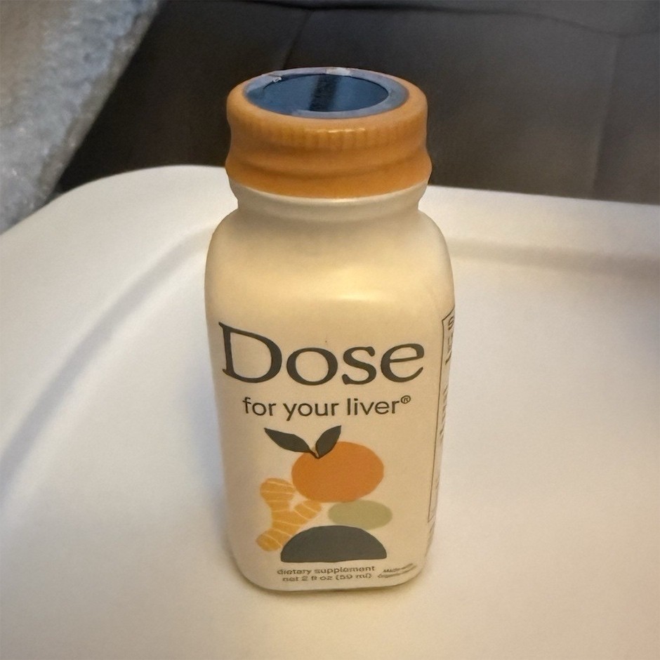 Dose Liver Support Liquid Supplement Milk Thistle Turmeric 2 fl oz Exp 12/2028
