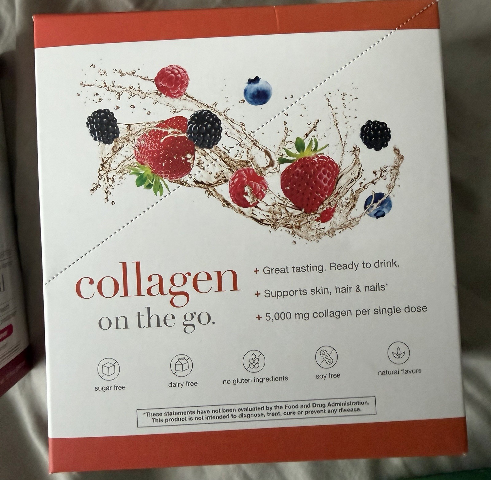 Youtheory Collagen On-The-Go Liquid 5,000mg Berry Sugar-Free Exp 12/2027