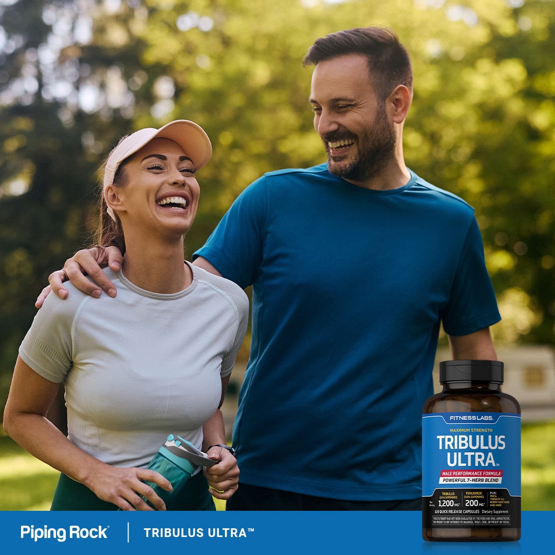Tribulus Terrestris for Men | 120 Capsules | 7-Herb Blend | by Fitness Labs