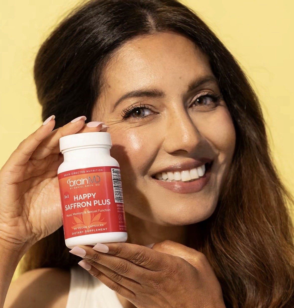 brainMD Happy Saffron Plus Vegan 90 Capsules Mood Memory Support