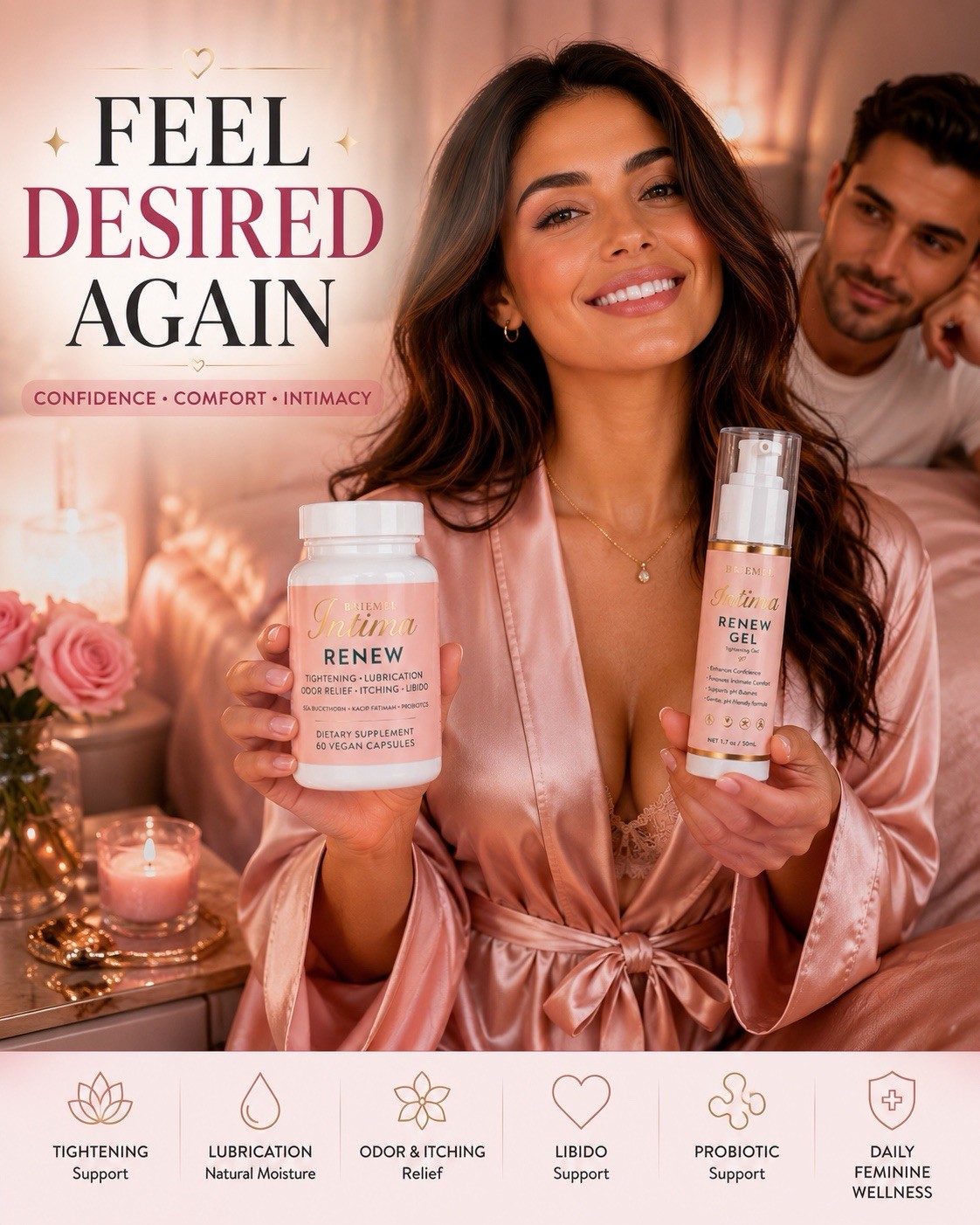Women’s Feminine Wellness Capsules & Gel| Lubrication, Odor Support, Probiotics