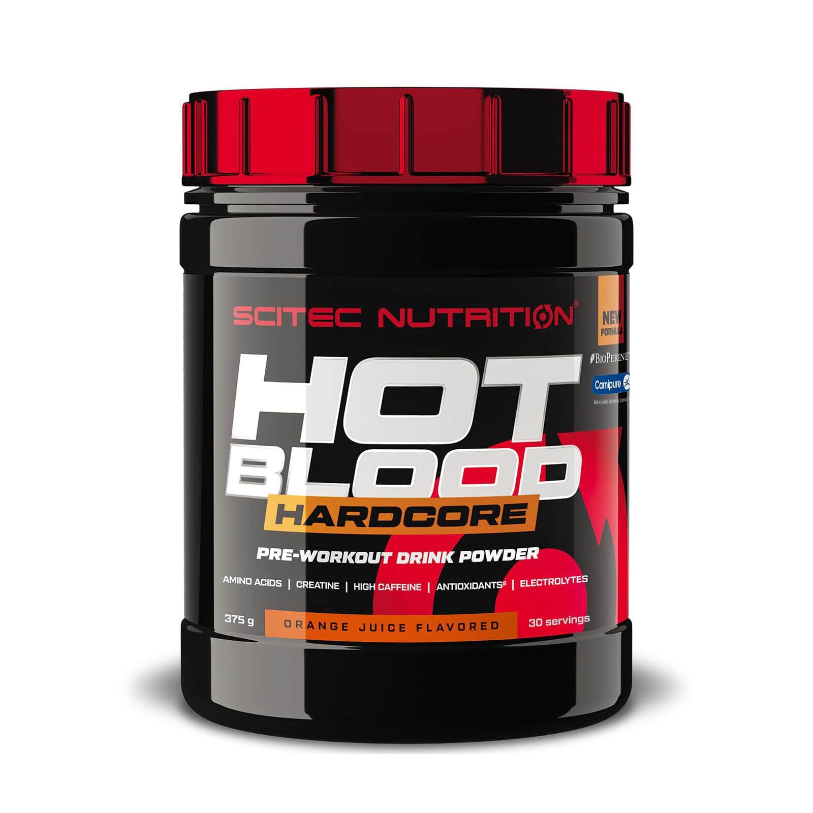 HOT BLOOD HARDCORE – 375 g – Pre-workout energy endurance muscle strength pump