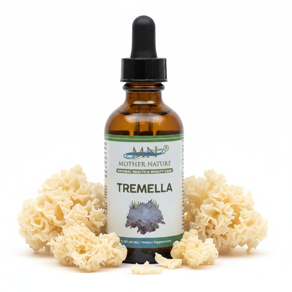 Organic Tremella fuciformis Mushroom Supplements Collagen Skin Beauty Immunity