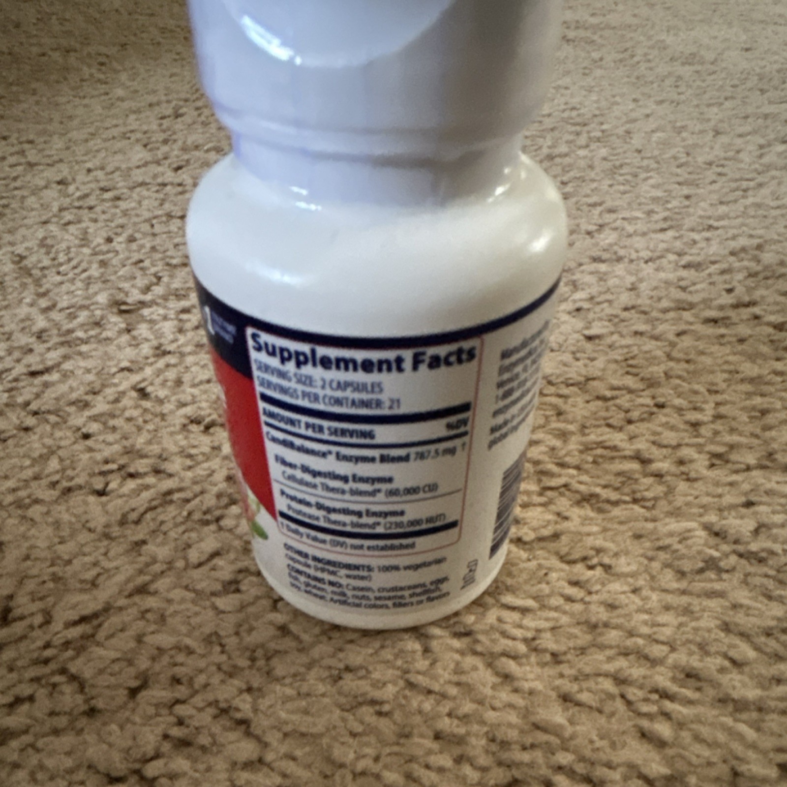 Enzymedica CandiBalance Microbiome Support Capsules 42 ct Exp 04/27