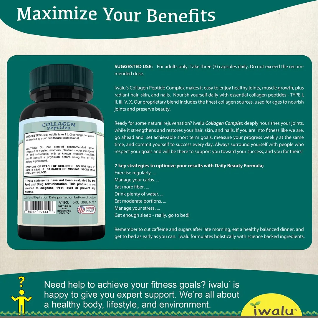 Best Hair And Nail Vitamins | Best Supplement Capsule Pill Men Women FREE SHIP
