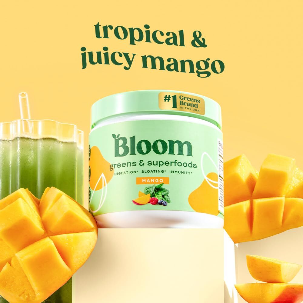 Bloom Nutrition Super Greens Powder Smoothie & Juice Mix – Probiotics