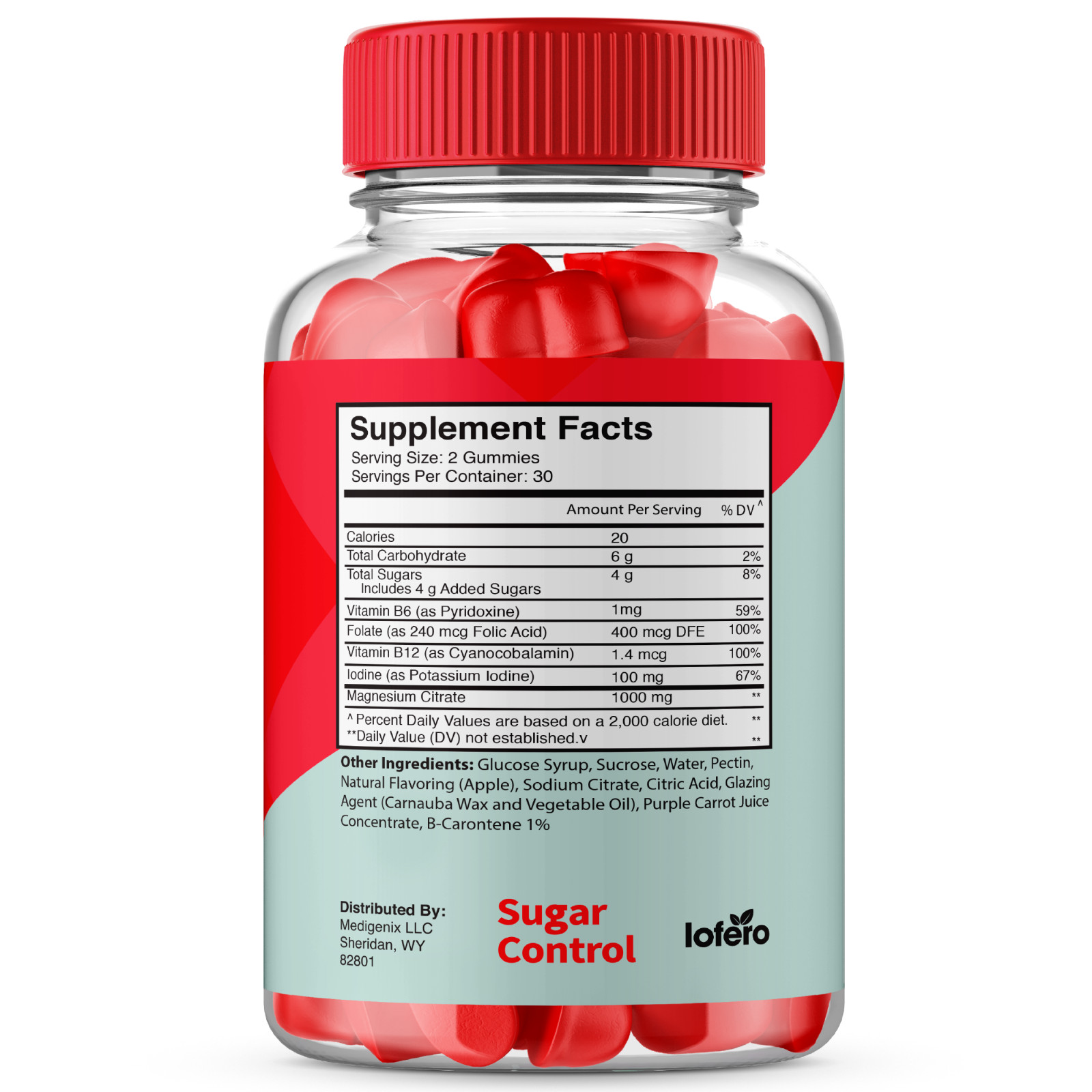 (3 Pack) Sugar Control Keto ACV Gummies 1000MG SugarControl Vitamin (180Ct)