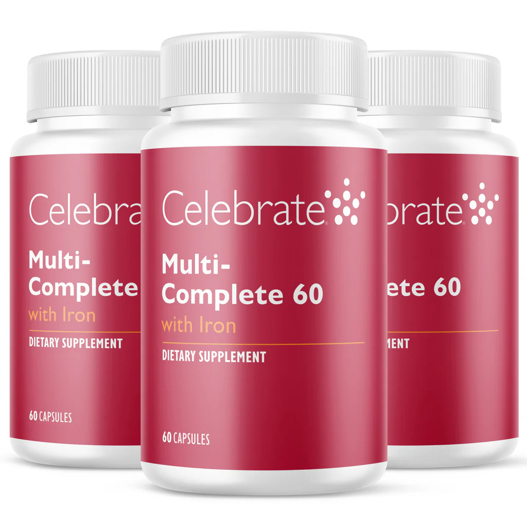 Celebrate Vitamins – Multi-Complete 60 Bariatric Multivitamin with Iron