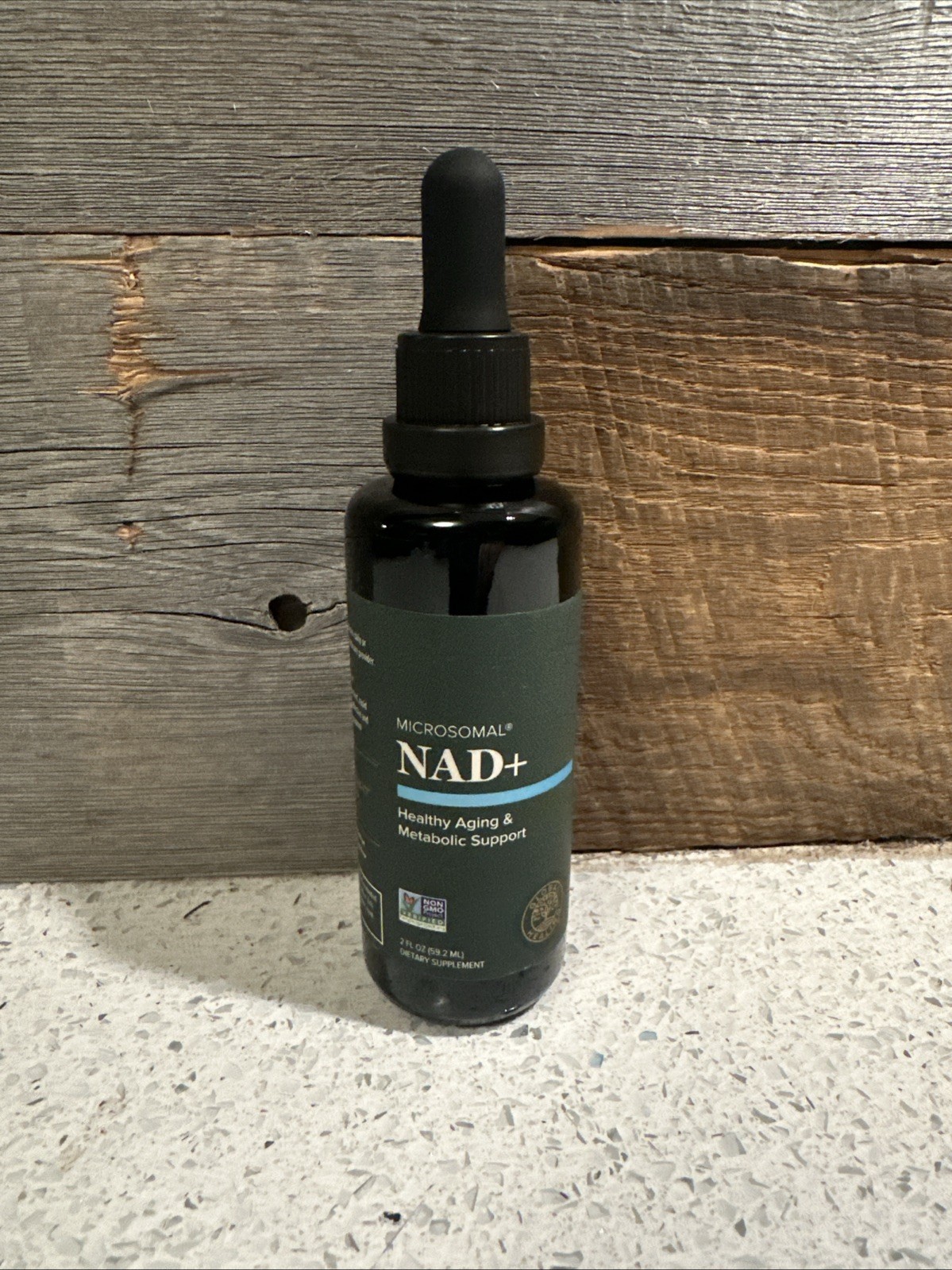 Global Healing Premium Microsomal NAD+ Liquid Supplement Sublingual Drops 2 oz