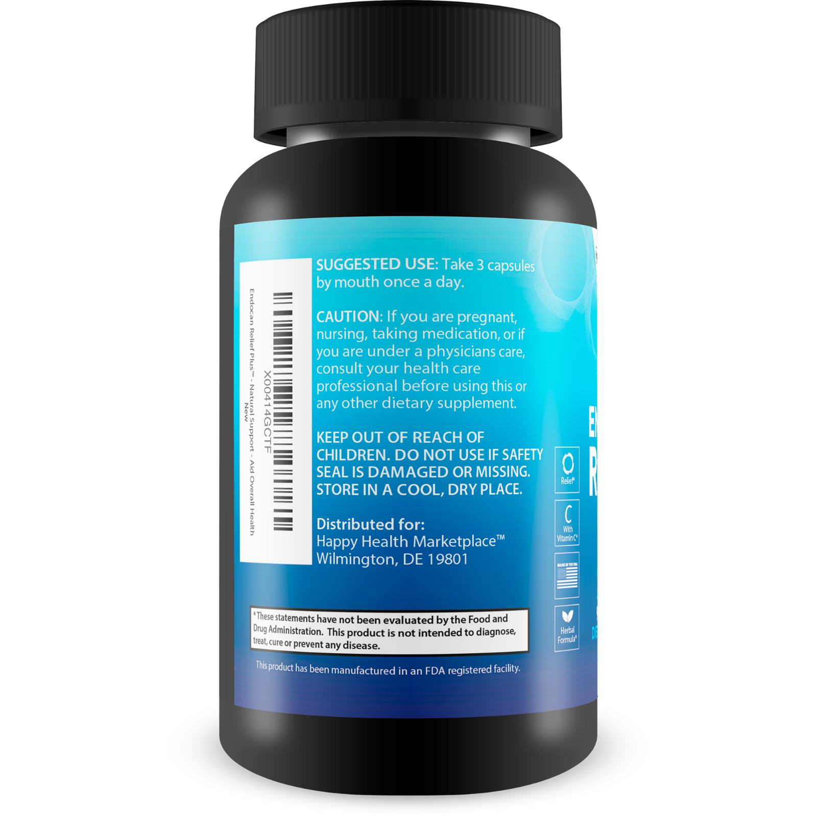 Endocan Relief Plus – Natural Relief from Temporary Aches, Discomfort, Swelling