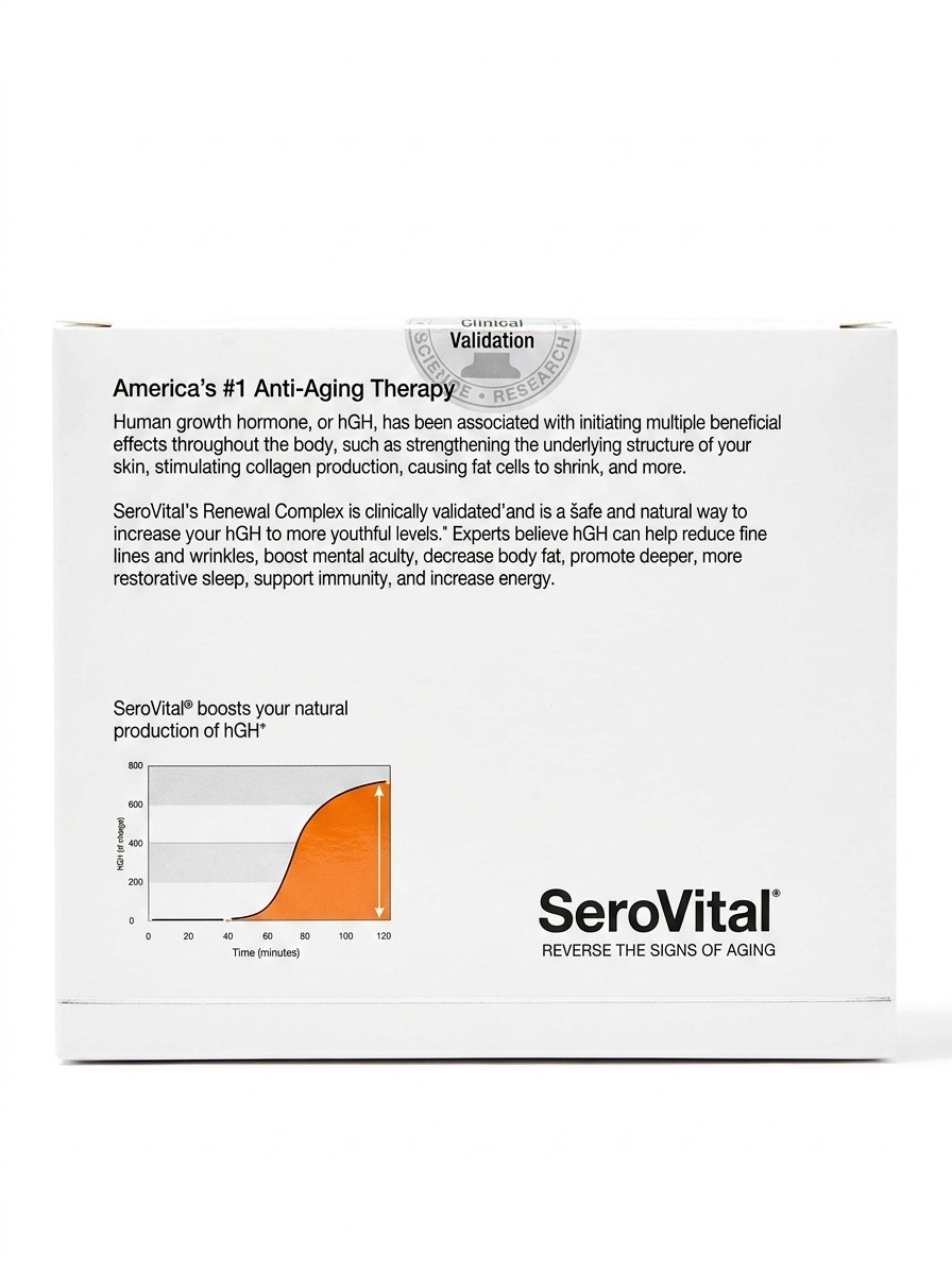 SeroVital Reverse The Signs of Aging Dietary Supplement – 120 Capsules 08/2026
