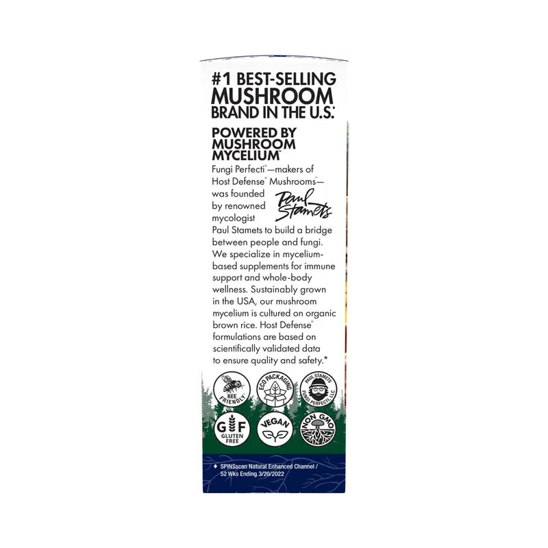 Fungi Perfecti Host Defense Stamets 7 Extract 2 Oz Organic Immune Support