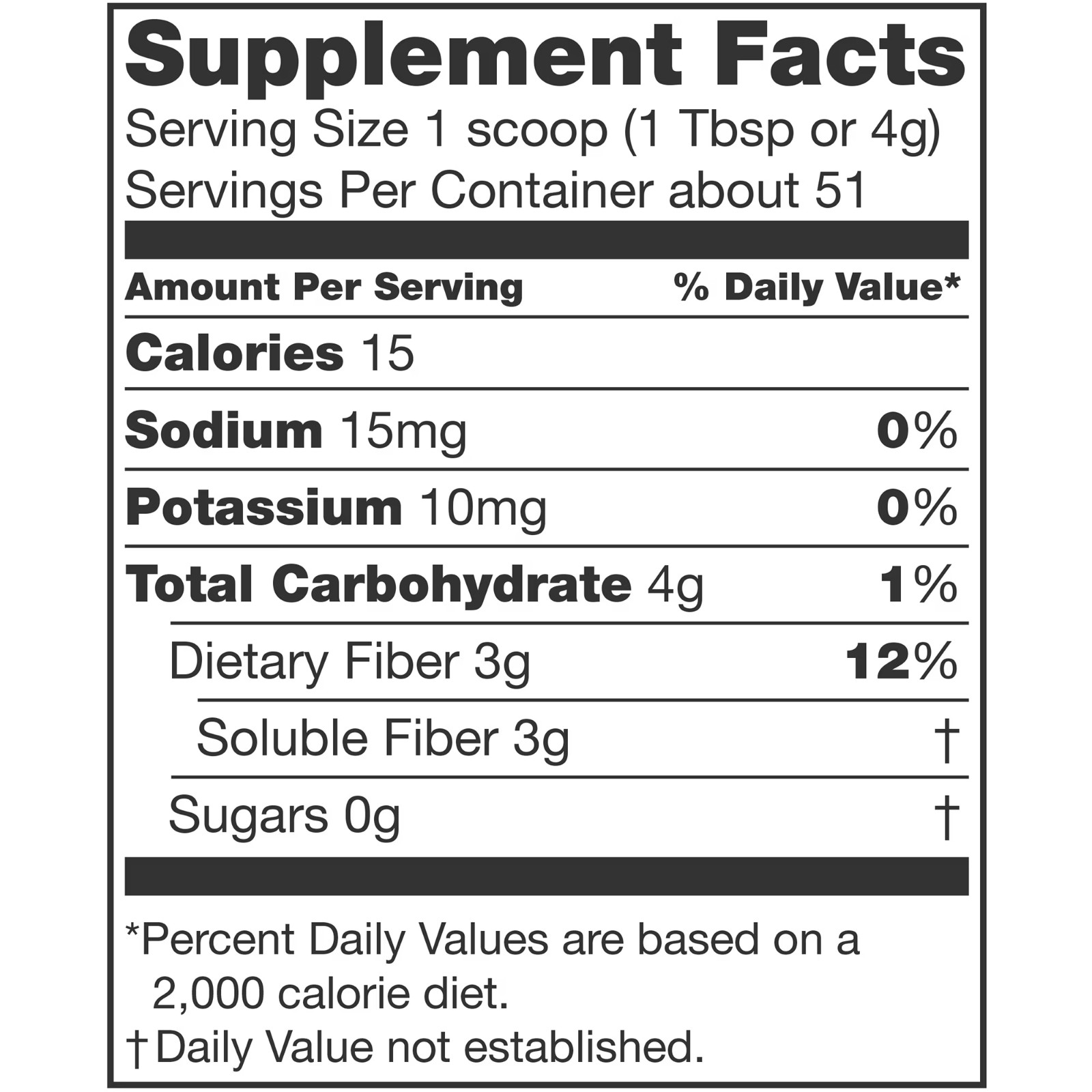 4x Nestle Nutrisource Fiber Supplement Unflavored 7.2 Oz. Canister