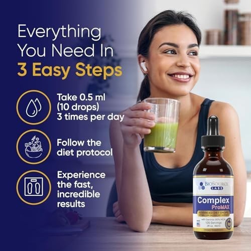 BioSource Labs Complex ProMAX Diet Drops 2 oz 2 Bottle Pack 60 Day Supply