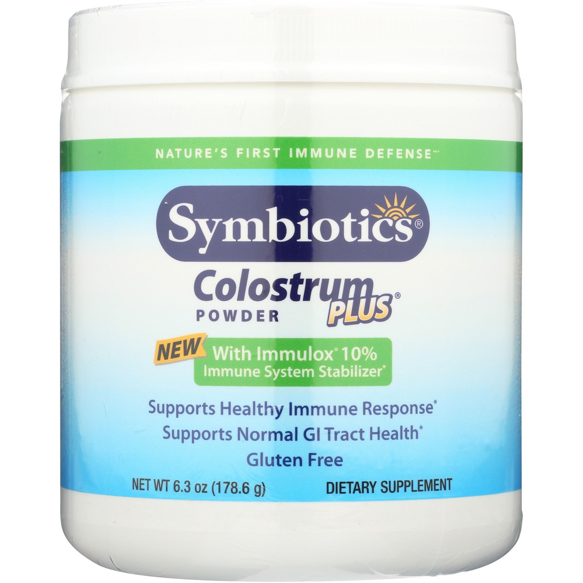 Colostrum Plus Powder With Immulox Symbiotics 6.3 Oz Immune Health 1 Pack