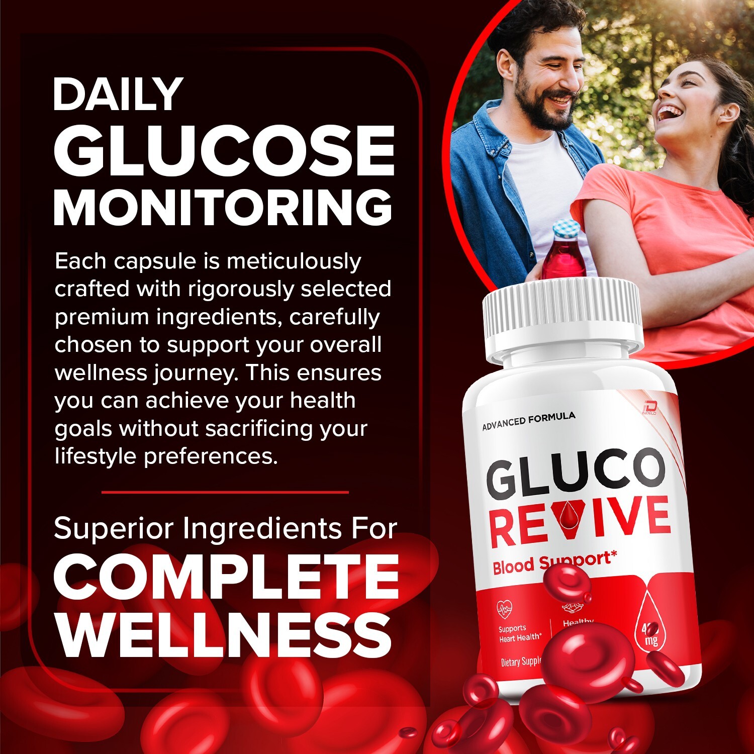 (1 Pack) Gluco Revive Capsules – GlucoRevive All Natural, Glyco Optimizer