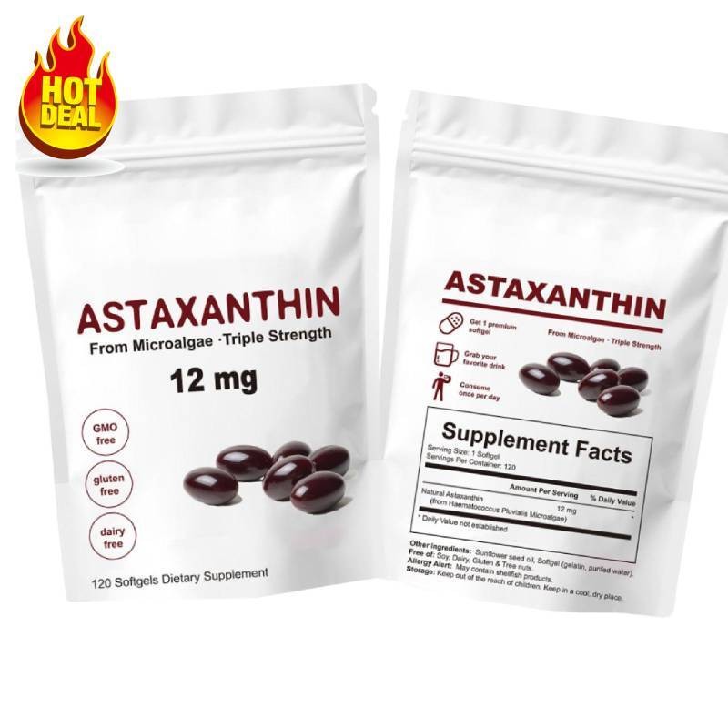 Softgels 120ct – Support Antioxidant suitable for Skin, Eye Joint Health Astaxan