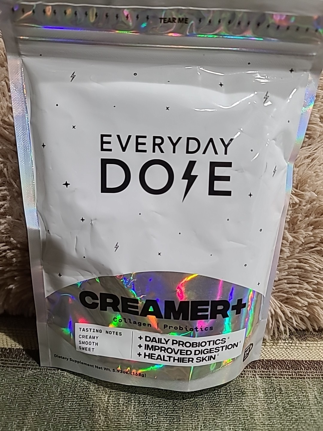 Everyday Dose Collagen + Probiotics Creamer+ 5.93 oz 168g 14 Servings 09/27