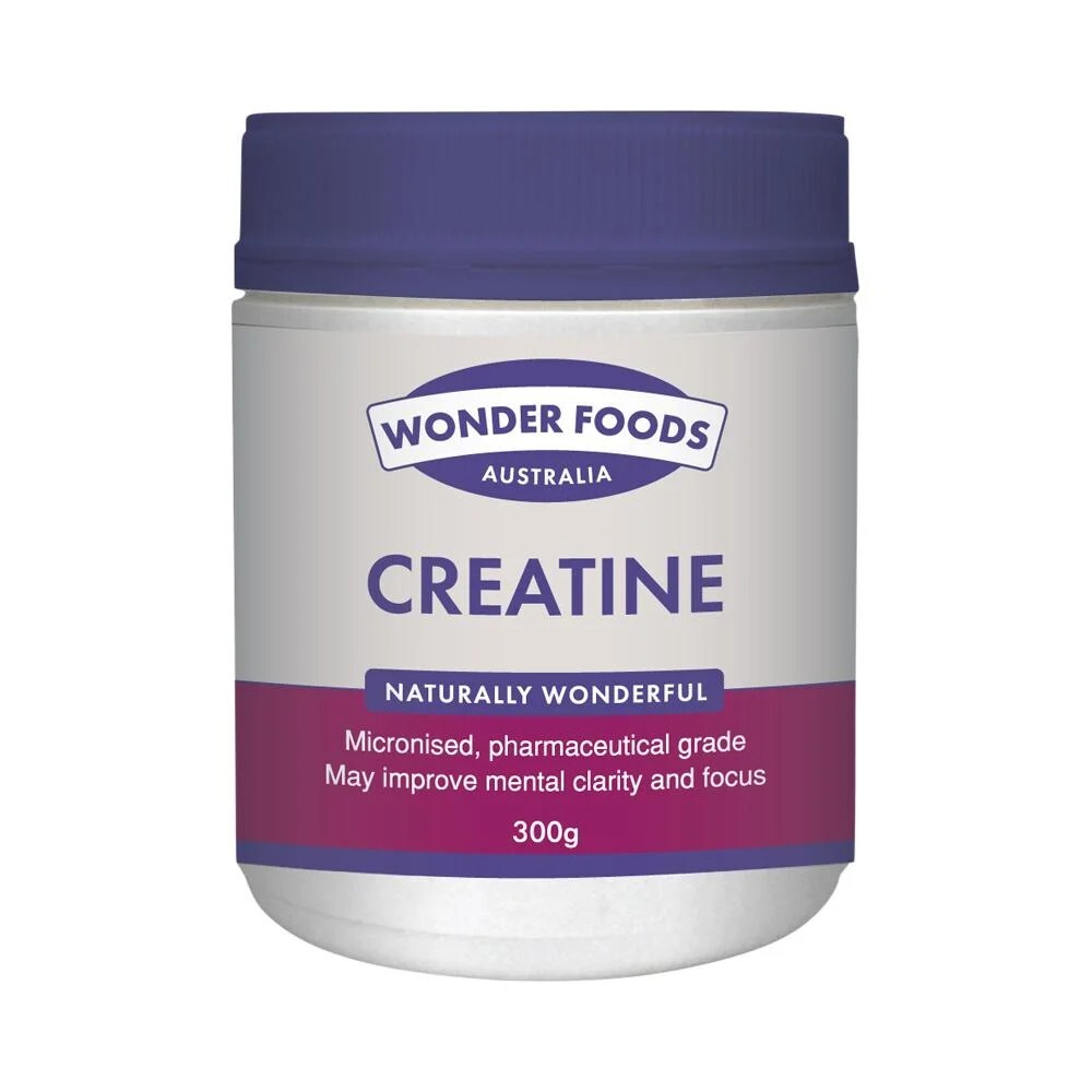 New Wonder Foods Creatine 300g Creatine Monohydrate