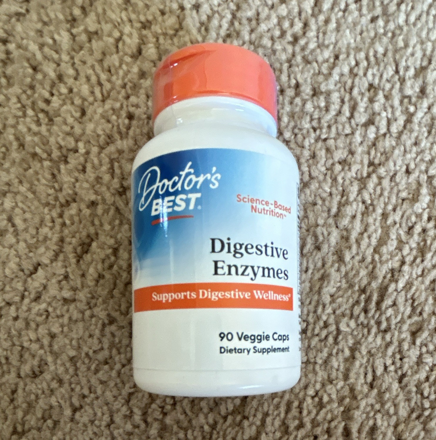 Doctor’s Best Digestive Enzymes Digestive Support 90 Veg Capsules Exp 09/2028
