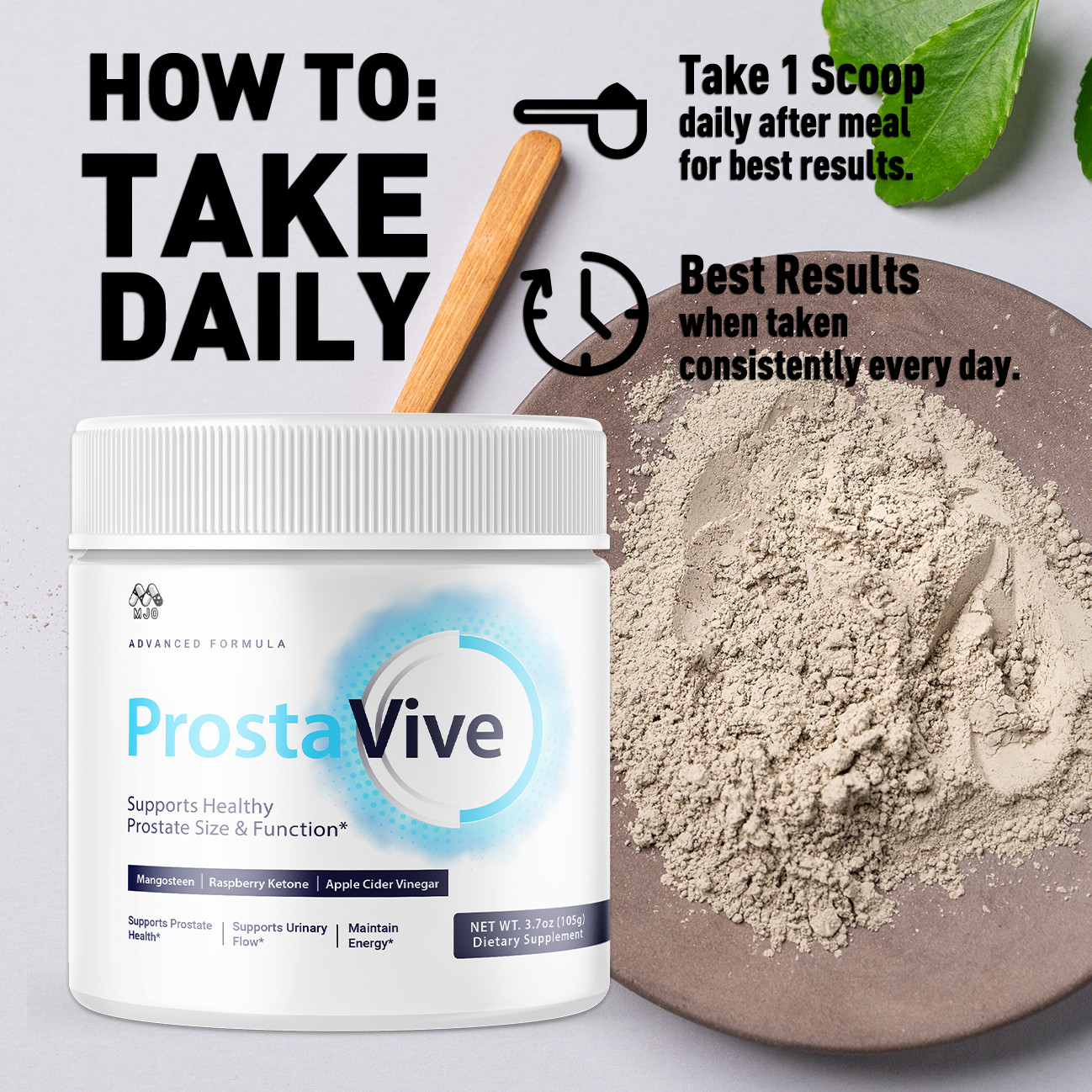 (1 Pack) Prostavive Advanced Prostate Health Support Powder Prosta Vive 30 servs