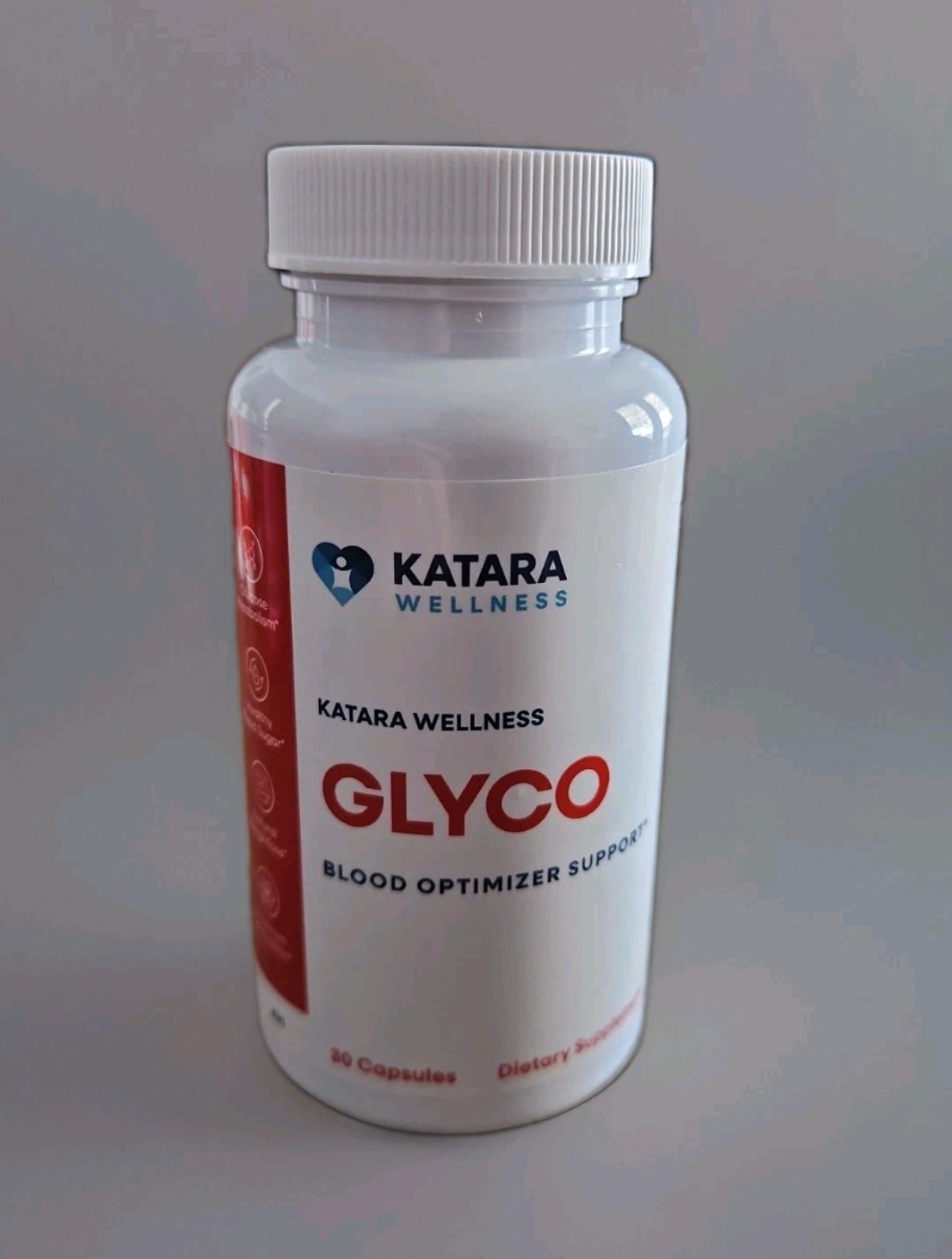 Katara Wellness Glyco Optimizer Blood Health Support Supplement 30 Caps 8/27