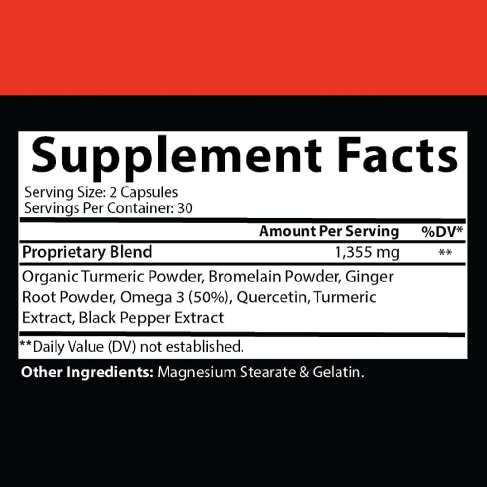 Angry Supplements Turmeric Ginger Maxx AM + PM Joint Support Sleep Aid Combo 2PK