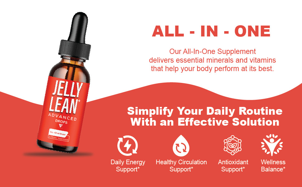 Jelly Lean Advanced Drops, Jelly Lean Weight Management (2oz)