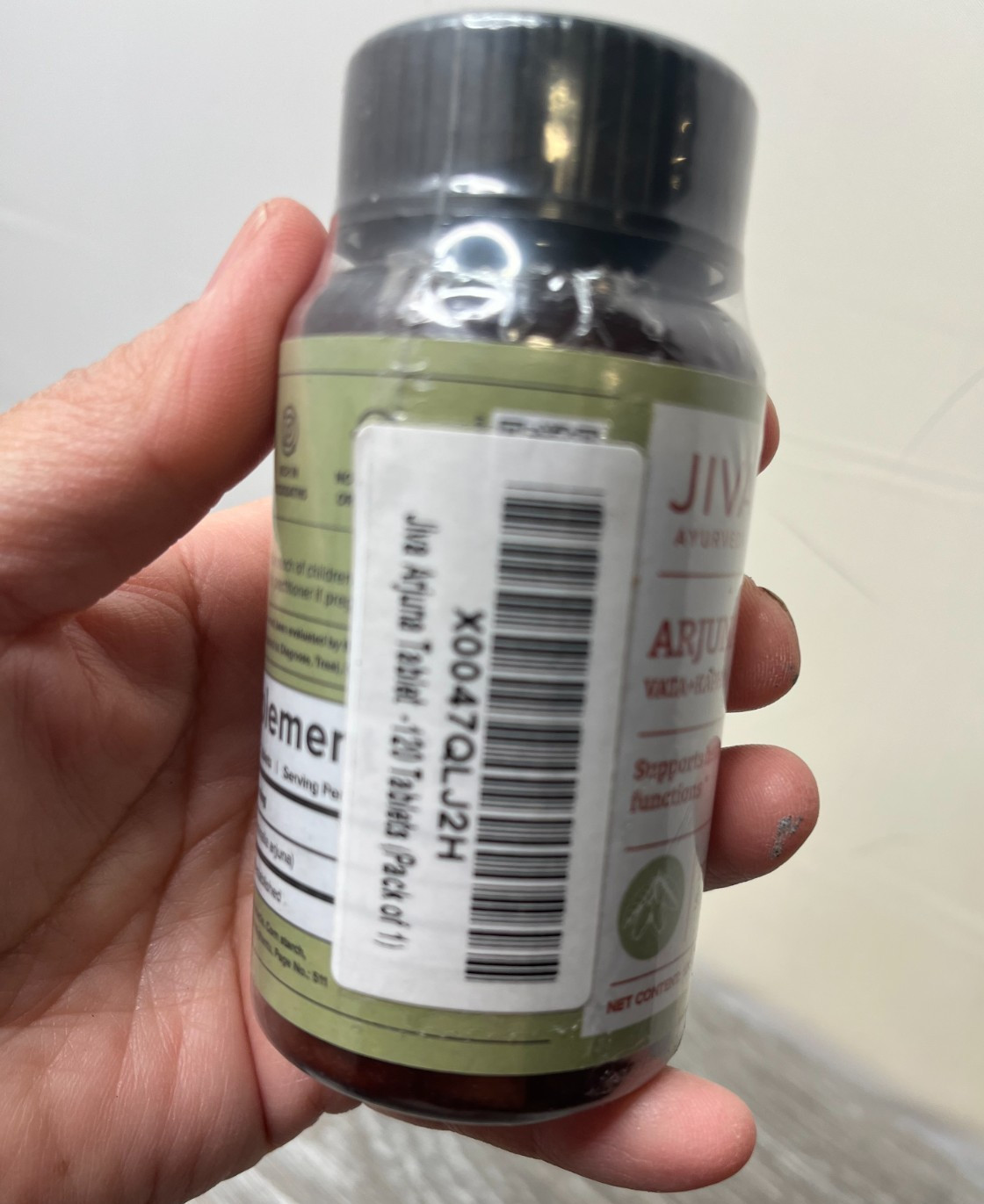 Jiva Ayurveda Arjuna Vata+Kapha Balance Healthy Heart 120 Tablets Exp 4/27