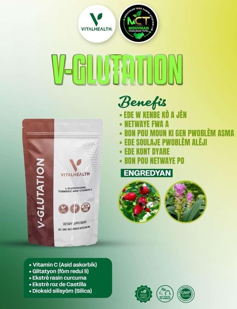 VitalHealth Dietary Supplement Kit Capsules Powder Tea Vitamins Collagen