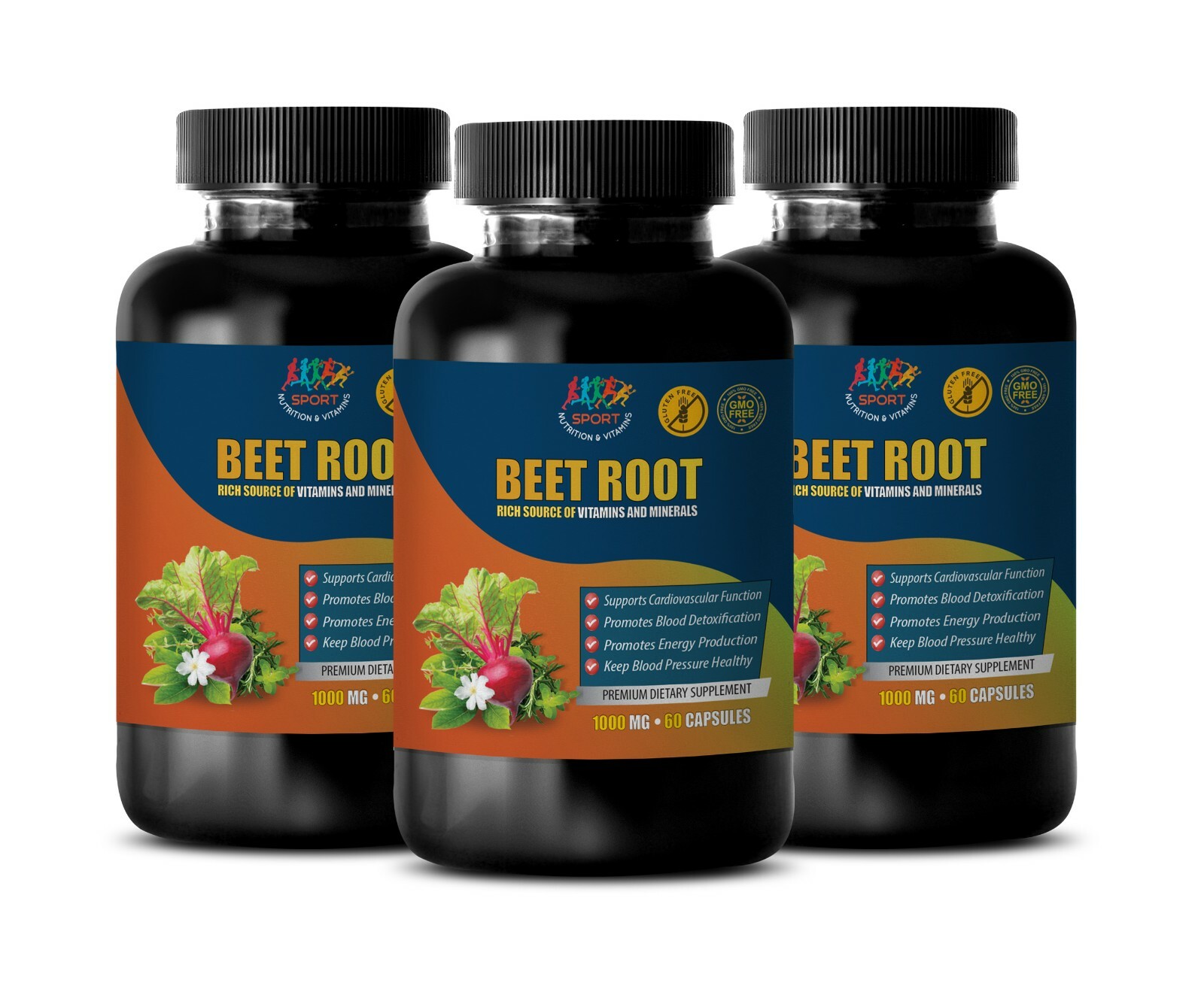 energy boost all natural – BEETROOT – digestion aide 3 BOTTLE
