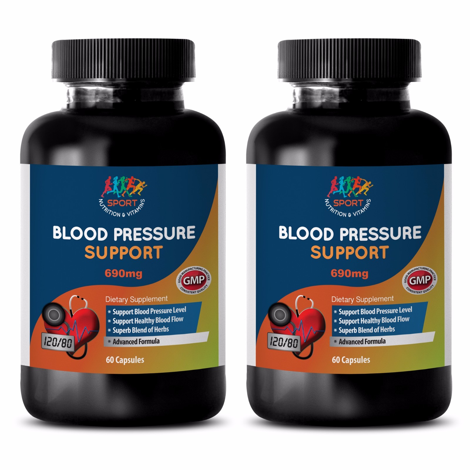 Prevent Heart Problems – Blood Pressure Complex 690mg – Blood Pressure Caps 2B