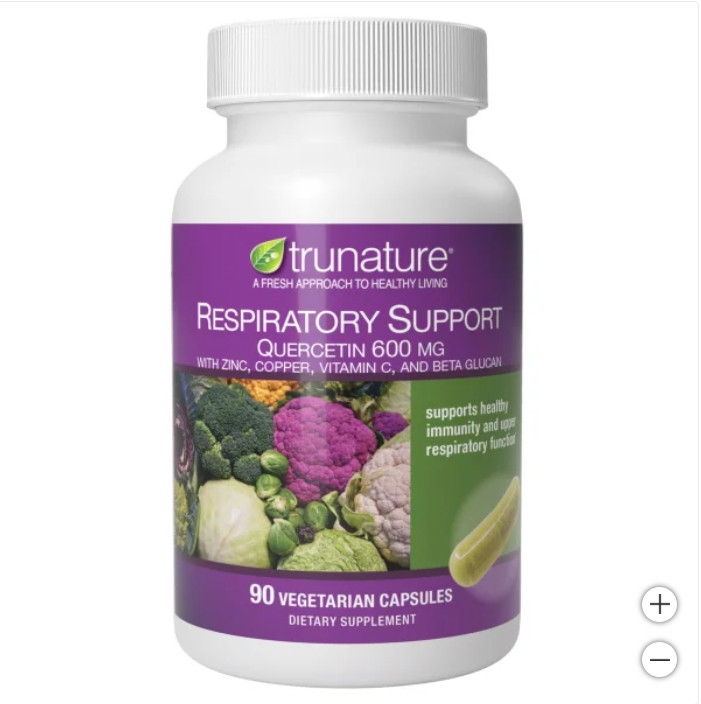 Immune Support Supplement w/ Vitamin C, Quercetin & Beta-Glucan Formula – 90 Ct.