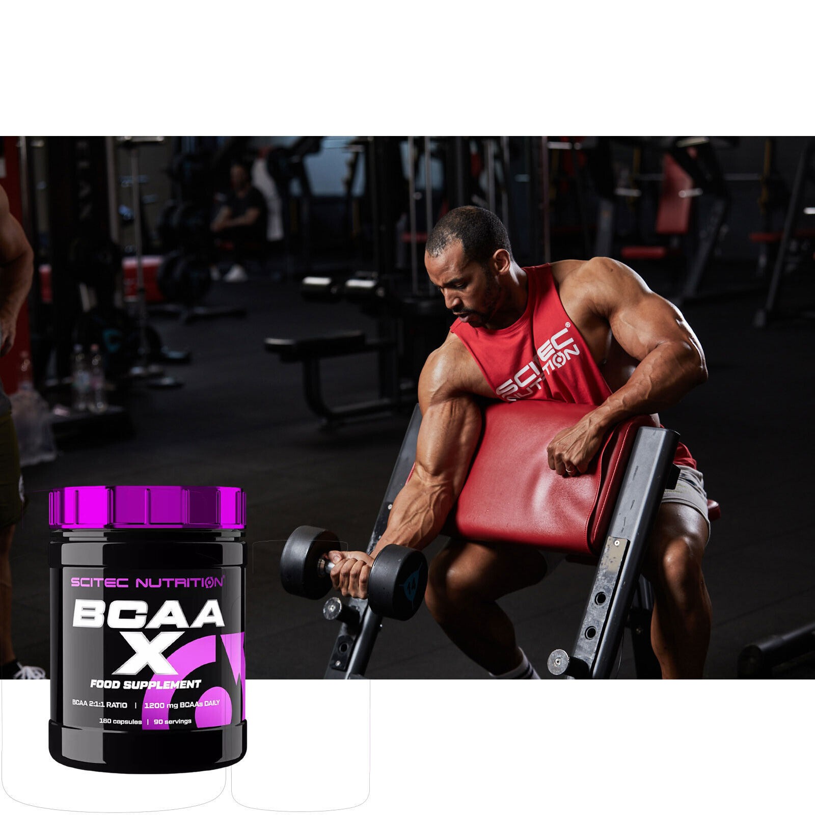 BCAA X – 180 Capsules – Amino Muscle Regeneration Endurance Muscle Mass Building